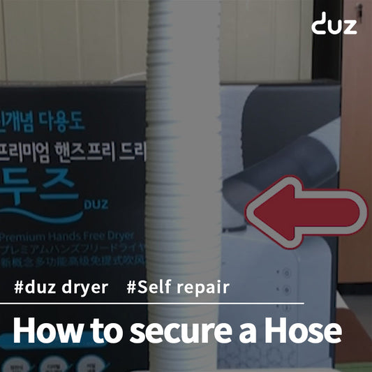 [duz dryer / Self repair] How to secure a Hose