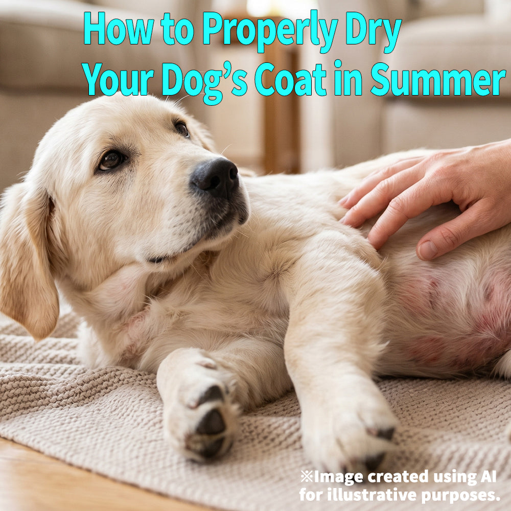 How to Properly Dry Your Dog's Coat in Summer