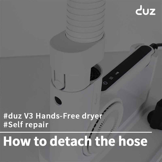 [duz dryer / Self repair] How to detach the hose