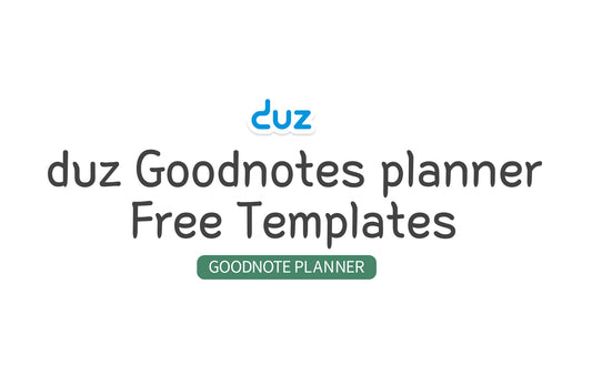 DUZ 2024 Digital Goods GoodNote Inner Paper Free Distribution